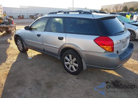 2006 Subaru Outback 2.5I from USA, damaged, VIN 4S4BP61C167329270